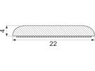 Sico-Trim sort. 22 mm.