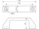 Greb 120mm sort