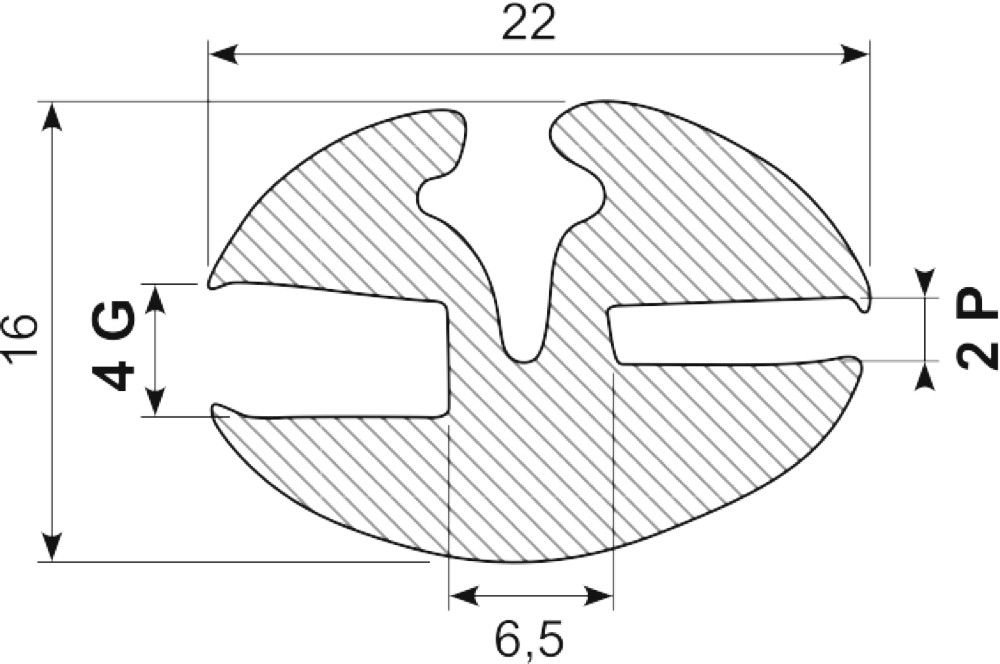 Rudeprofil EPDM