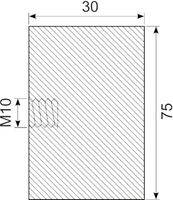 Vibrationsdæmper Ø75x30 mm