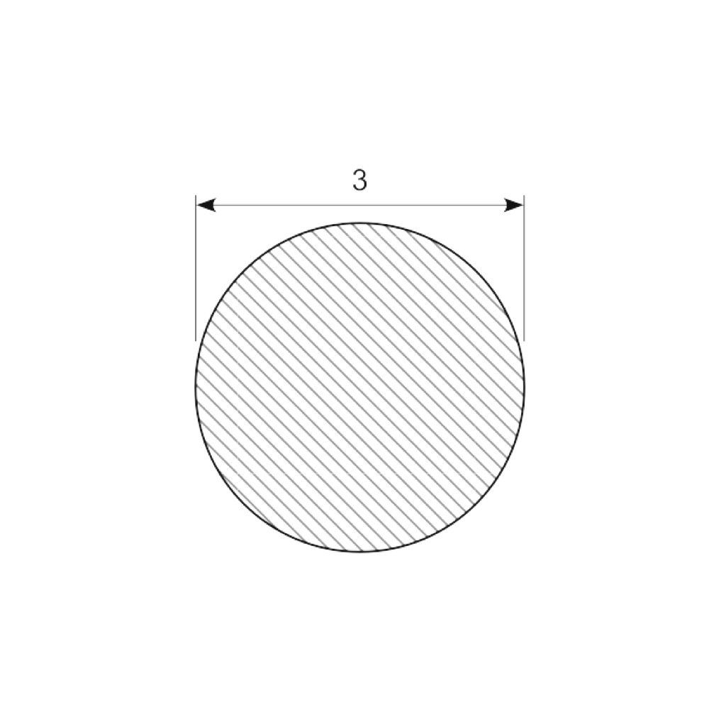 Gummisnor NBR Ø 3.0 mm