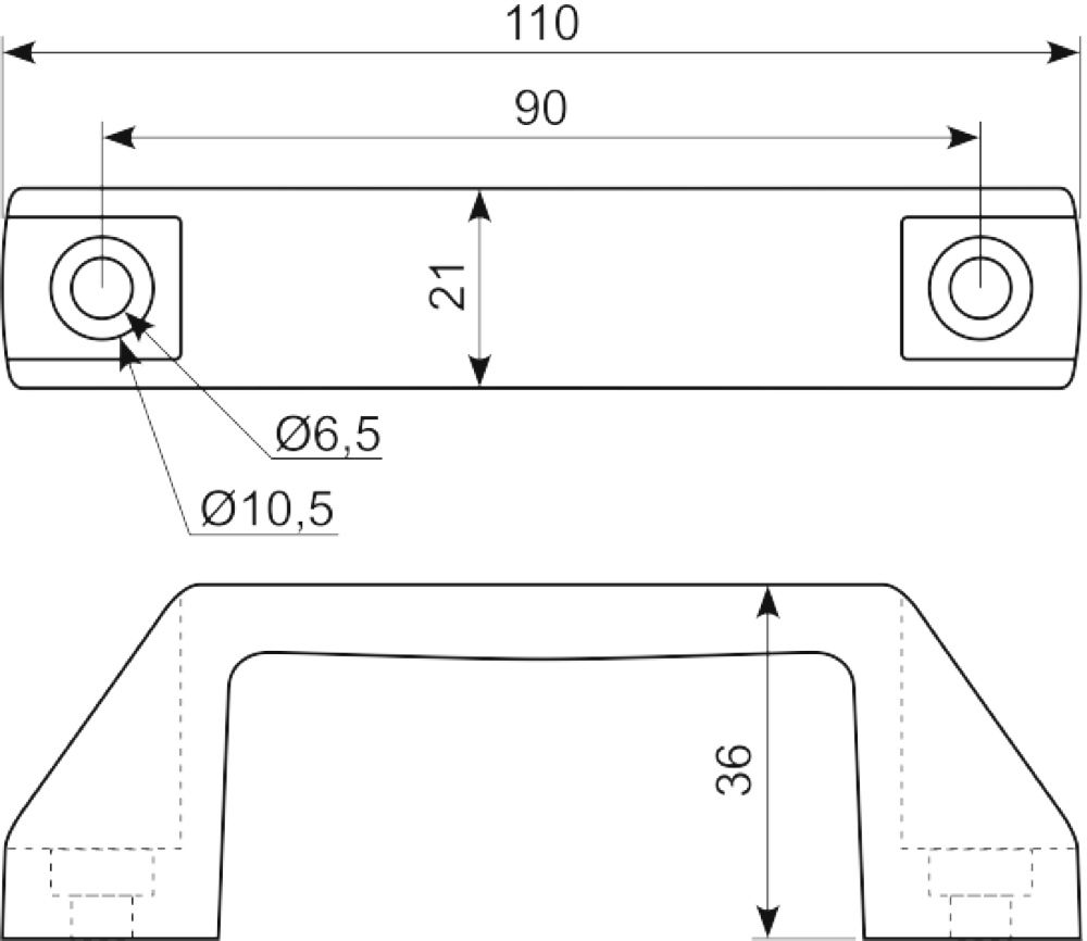 Greb 90mm sort