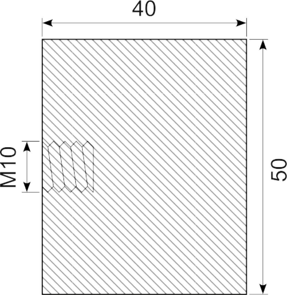 Vibrationsdæmper Ø50x40 mm