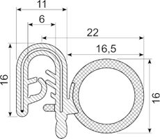 Kantliste Co.ex EPDM