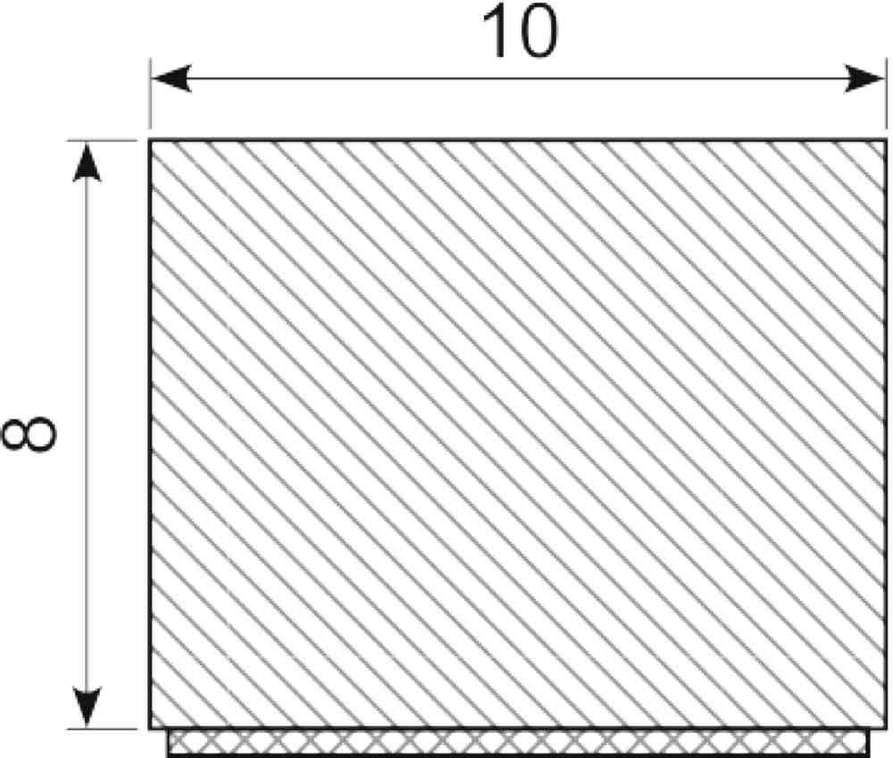 Svampegummi 10 x 8 mm EPDM