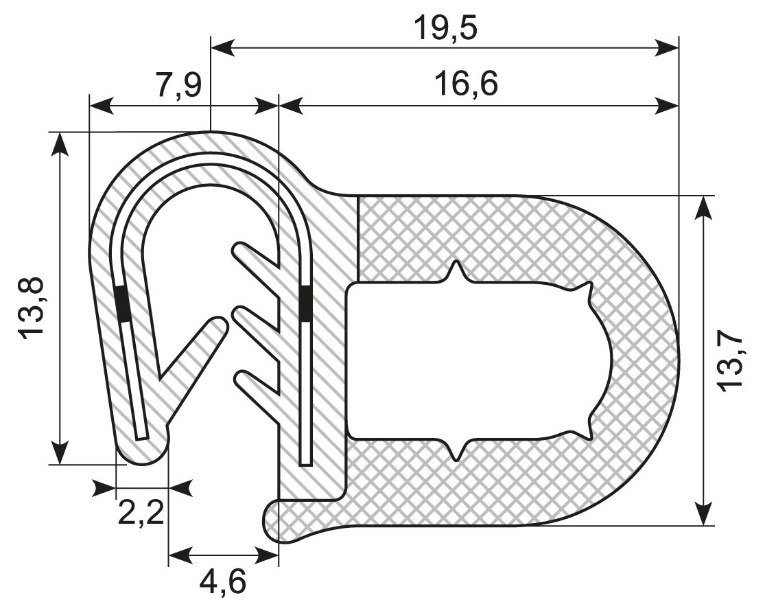 Kantliste Co.ex EPDM