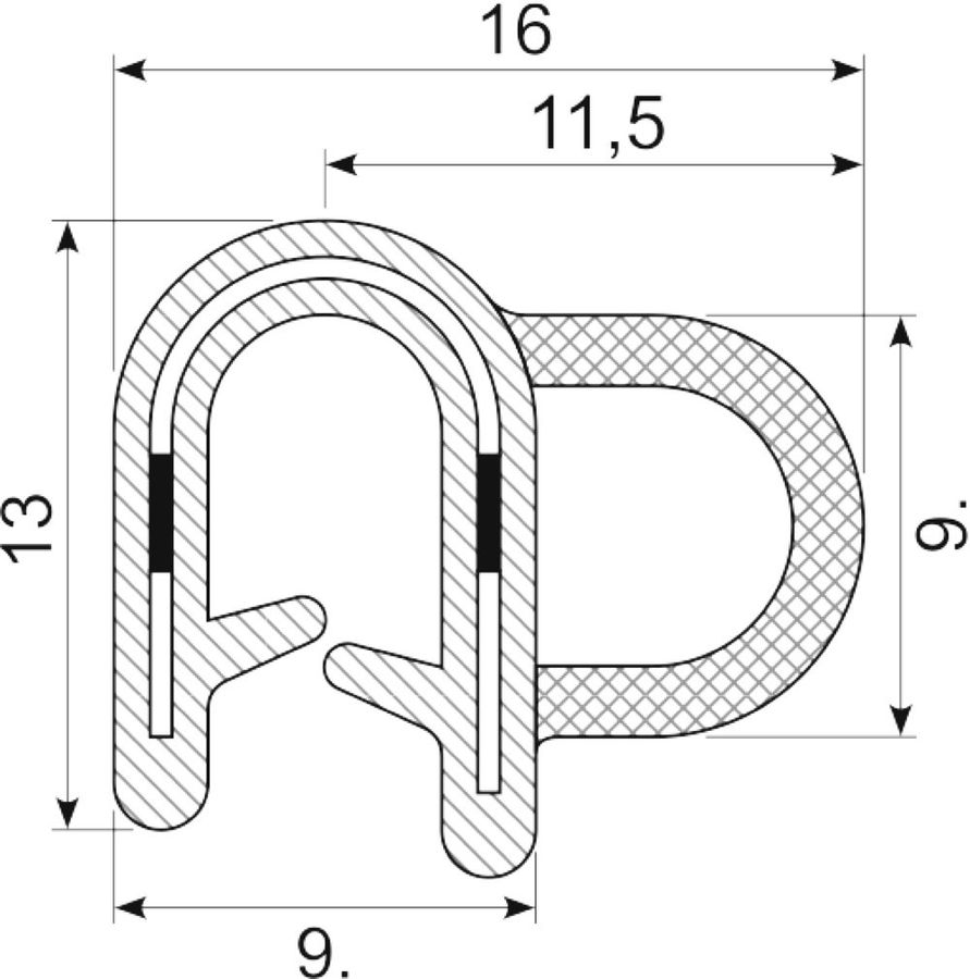 Kantliste Co.ex EPDM