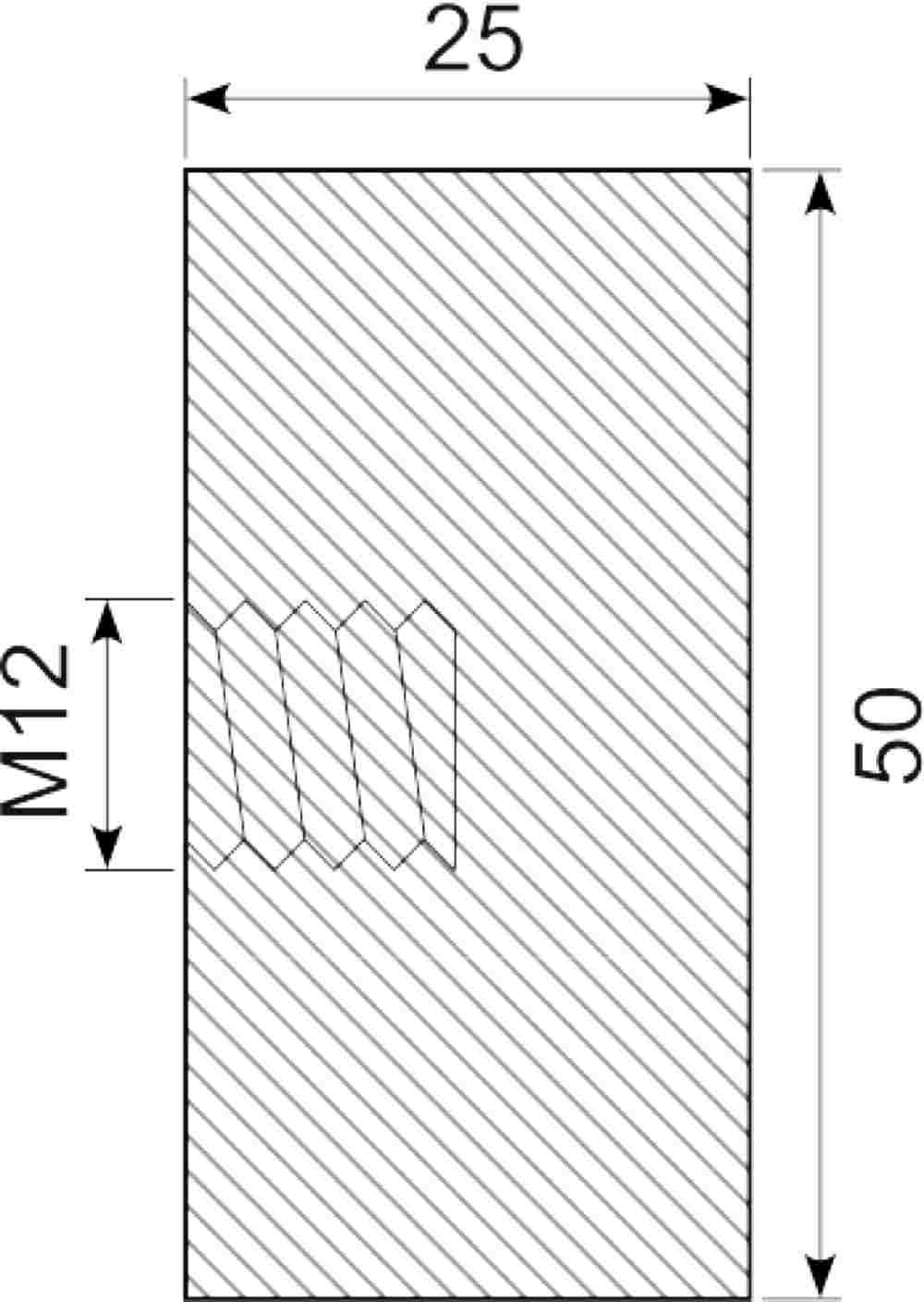 Vibrationsdæmper Ø50x25 mm