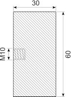 Vibrationsdæmper Ø60x30 mm