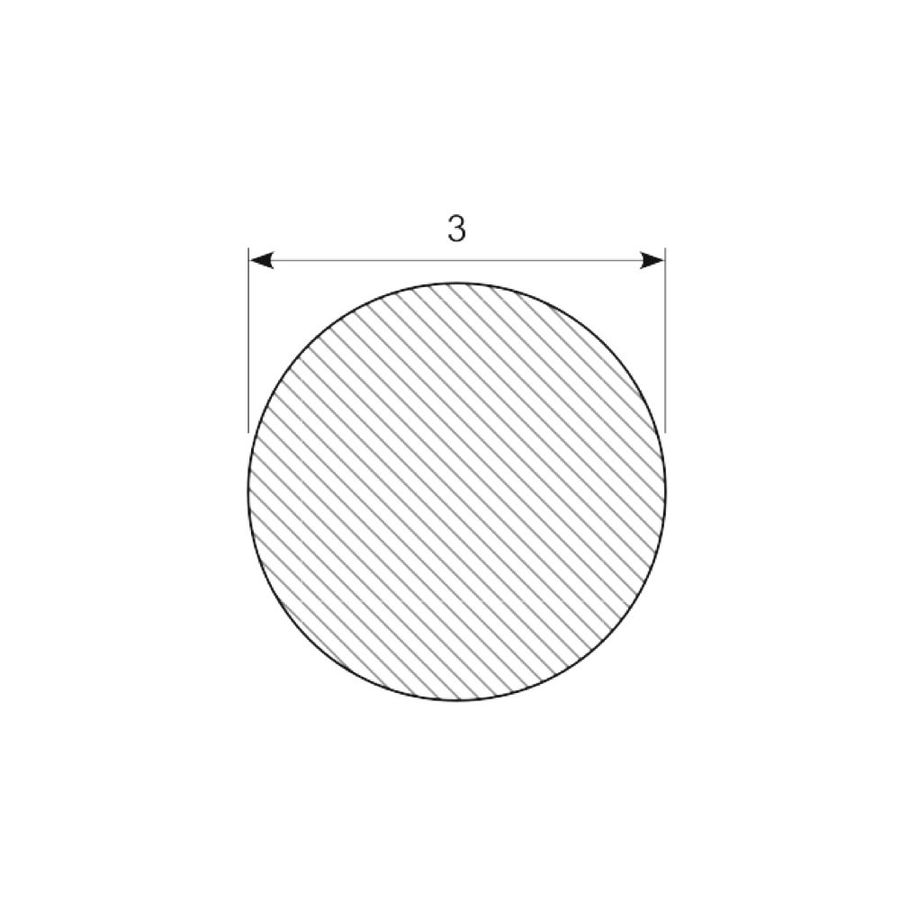 Gummisnor NBR Ø 3.0 mm