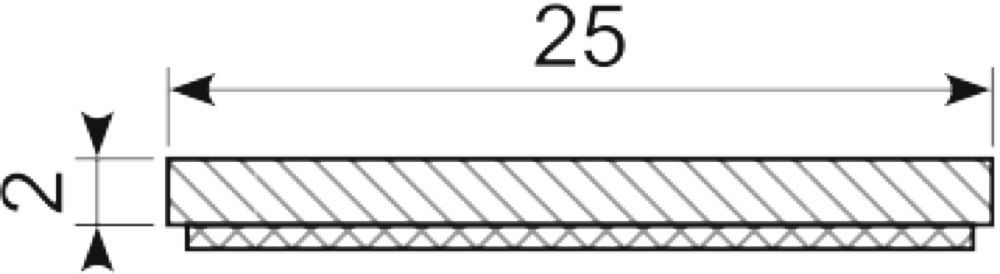 Sicocell 25 x 2 mm