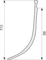 Skørt profil EPDM Sh 75