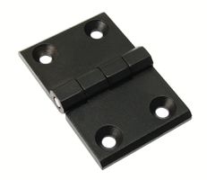 Zinkstøbt hængsel 50x76 sort