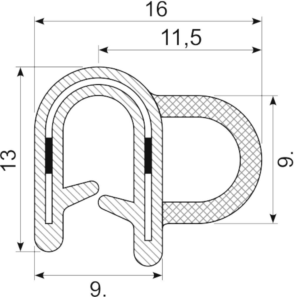 Kantliste Co.ex EPDM