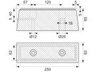 Buffer 250 x 80 x 90
