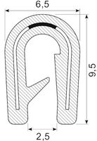 Kantliste PVC grip 1.0-2.0 mm
Sh 75
Steel Insert 17 x 0.3