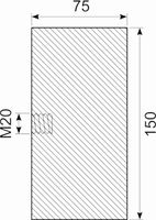 Vibrationsdæmper Ø150x75 mm