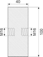 Vibrationsdæmper Ø100x40 mm