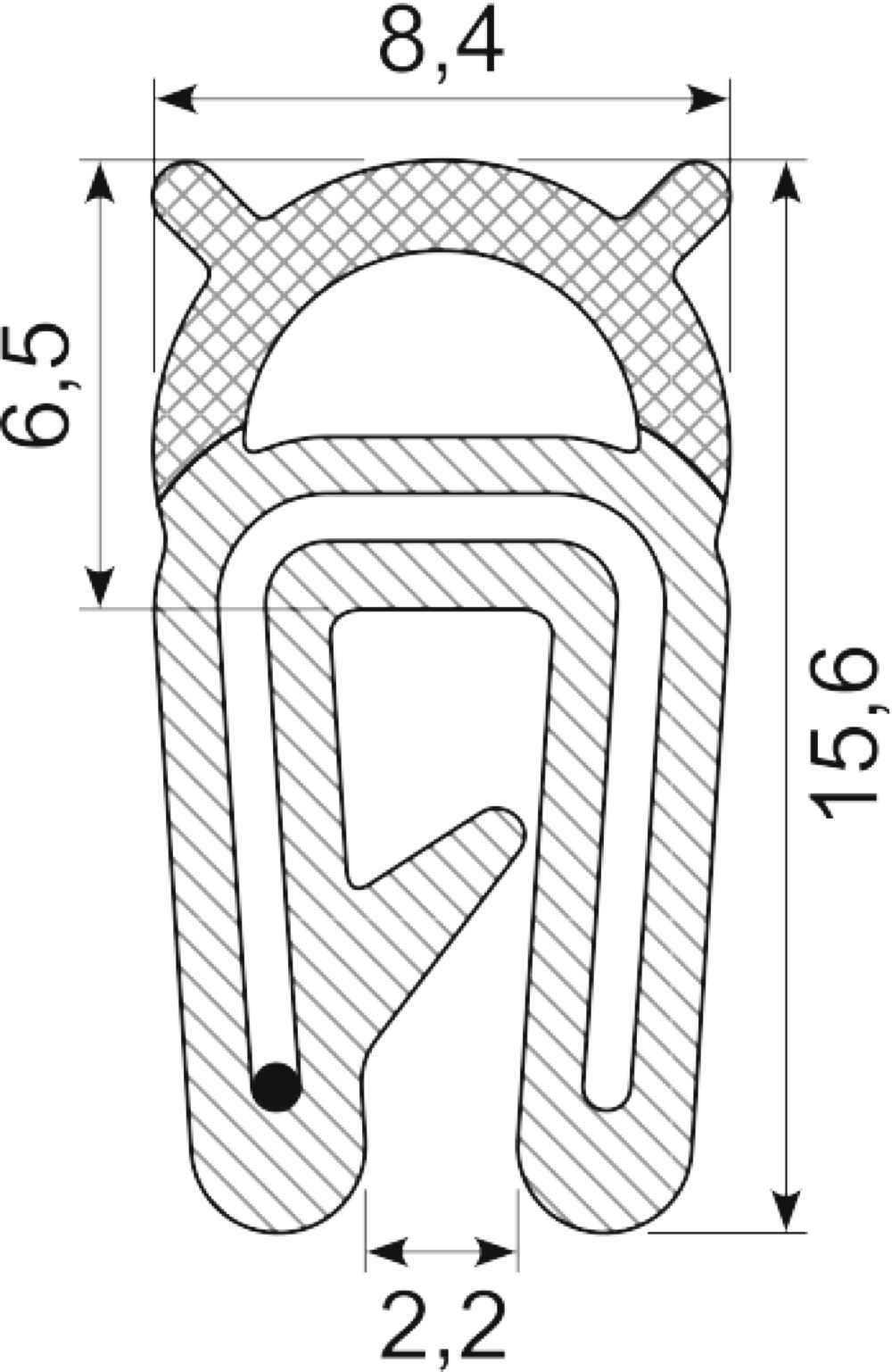 Kantliste  Co.ex EPDM