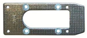 Mellemplade for sølvlås