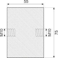 Vibrationsdæmper Ø75x55 mm