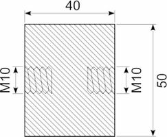 Vibrationsdæmper Ø50x40 mm