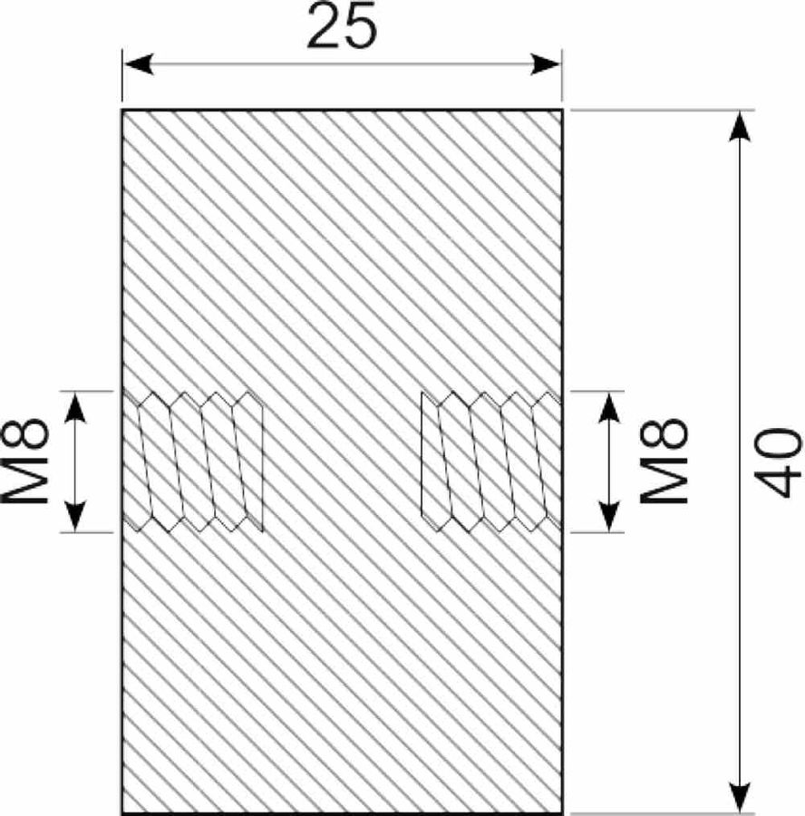 Vibrationsdæmper Ø40x25 mm
