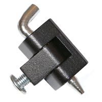 Zinkstøbt hængsel 180gr. sort