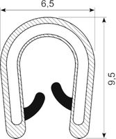 Kantliste PVC/POM grip  0.8-1.5(0.5-1.5)