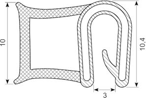 Kantliste Co.ex TPE-POM