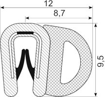 Kantliste PVC/Svampeg.