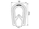 Kantliste . PVC hvid