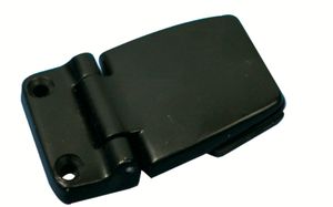 Rudehængsel. fast lgd. 107 mm