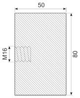 Vibrationsdæmper Ø80x50 mm