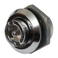 Kabinetlås Ø28 mm 8 mm firkant