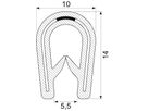 Kantliste PVC grip 1.0-4.0mm(3-5)