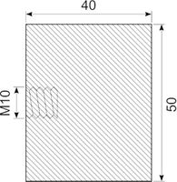 Vibrationsdæmper Ø50x40 mm